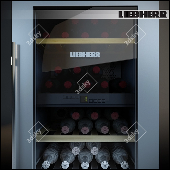 Premium Wine Cabinet - Liebherr 3D model image 1