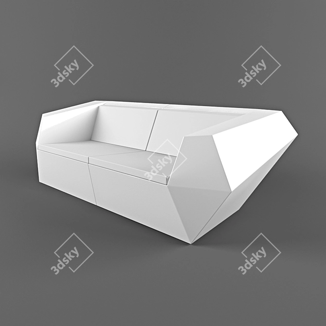Modern 3D Origami Design - Vondom Faz 3D model image 1