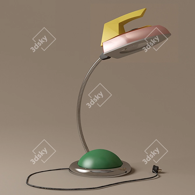 Iron Table Lamp 3D model image 1