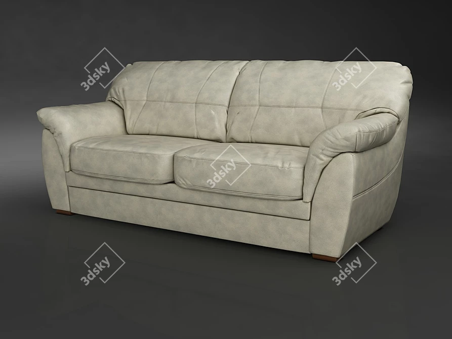 Blando Juliet Sofa - Exquisite Comfort 3D model image 1