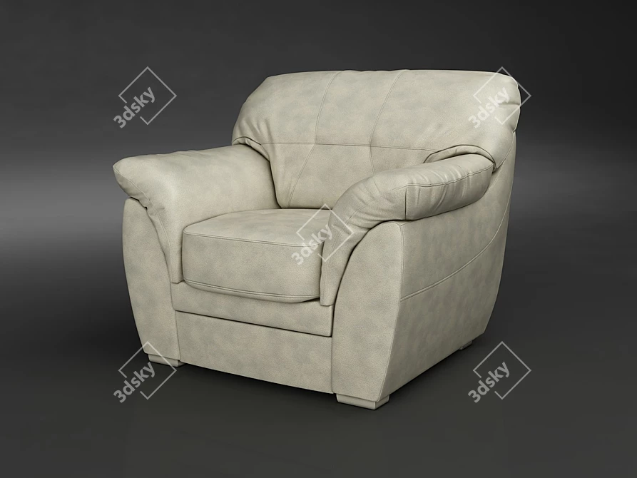 Blando Juliet Accent Chair 3D model image 1