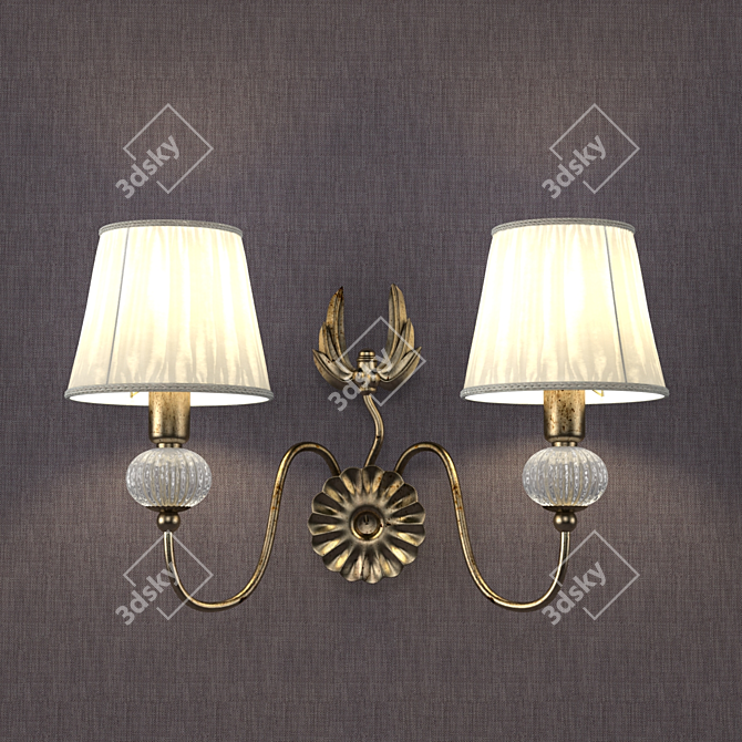 Renzo 13751/2 CP Pendant Light 3D model image 1