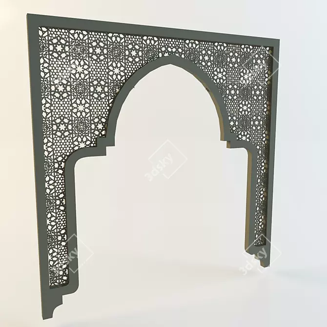 Eastern Arch: Exquisite Decor for Your Space. 3D model image 1
