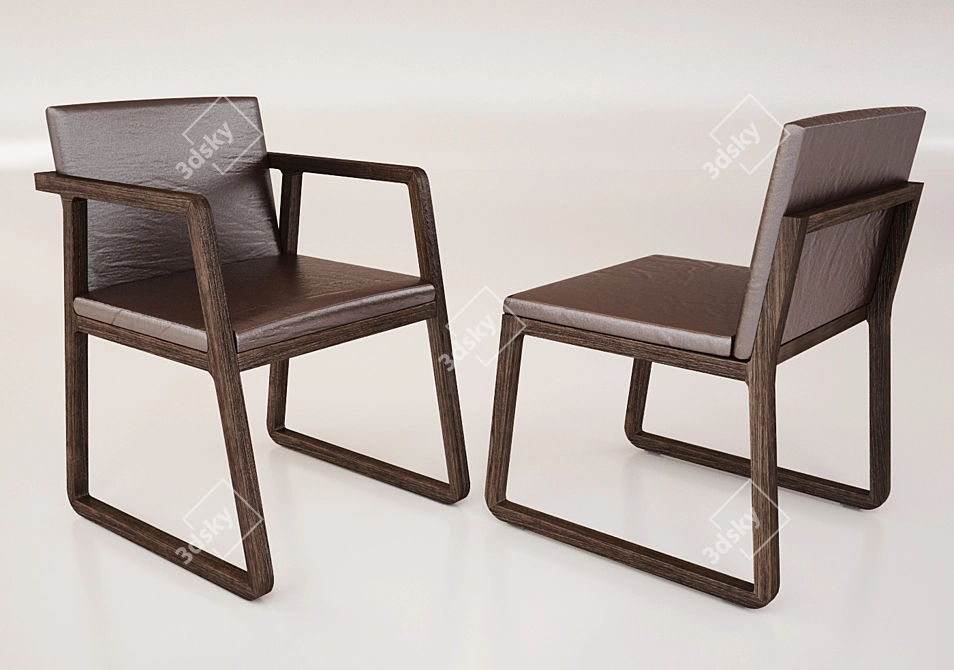 Sleek and Stylish MIDORI 3D model image 1