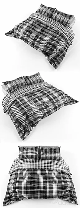 Cozy Dream Bed Linen 3D model image 1