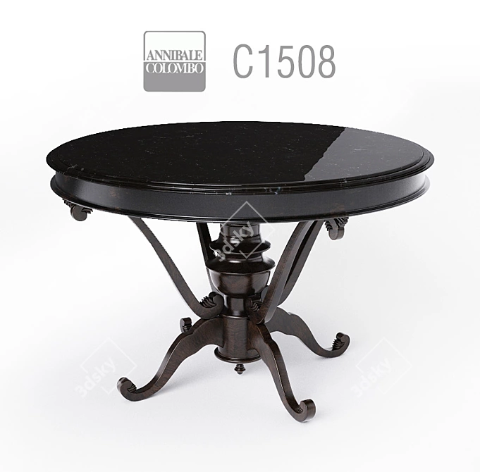 Sleek Italian Design: Annibale Colombo C1508 3D model image 1