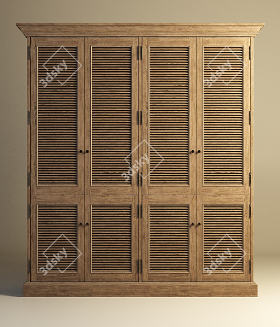 Concorde Double Cabinet 501.005 3D model image 1