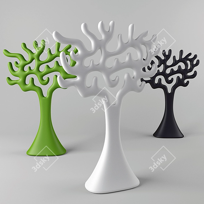 Elegant Tree Design Partition 3D model image 1