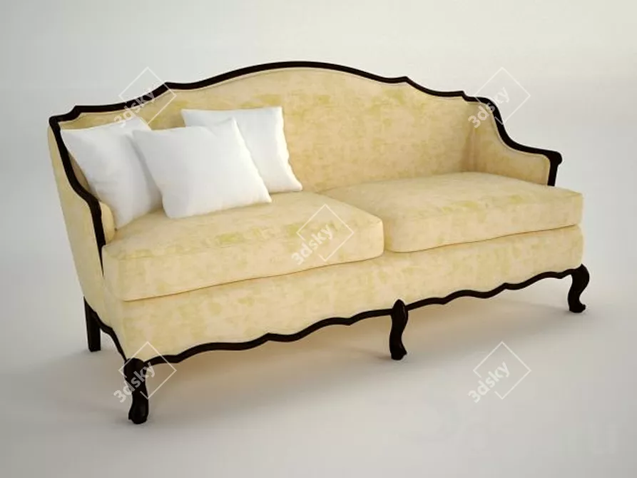 Comfy Cuddle Couch 3D model image 1