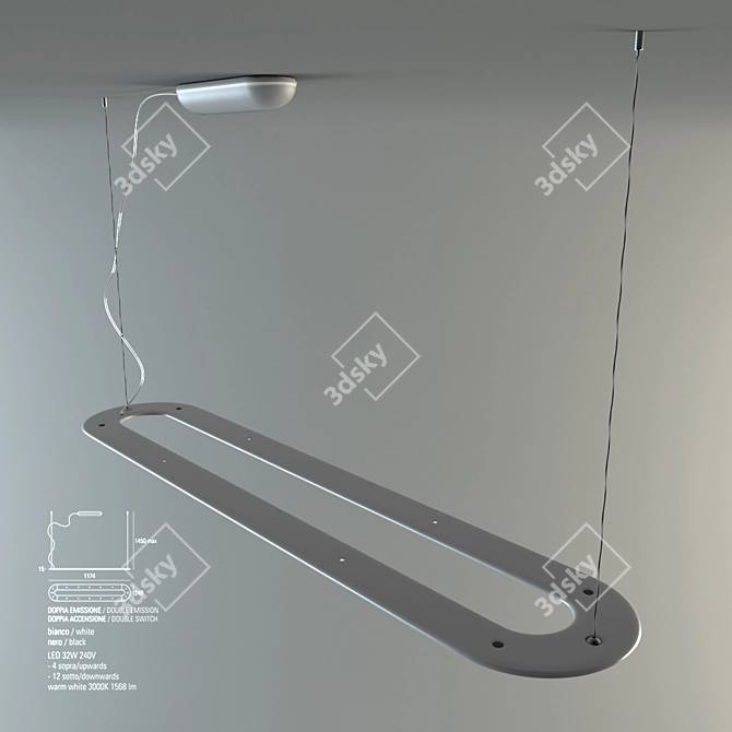 Ma&De LED Lighting Set 3D model image 1
