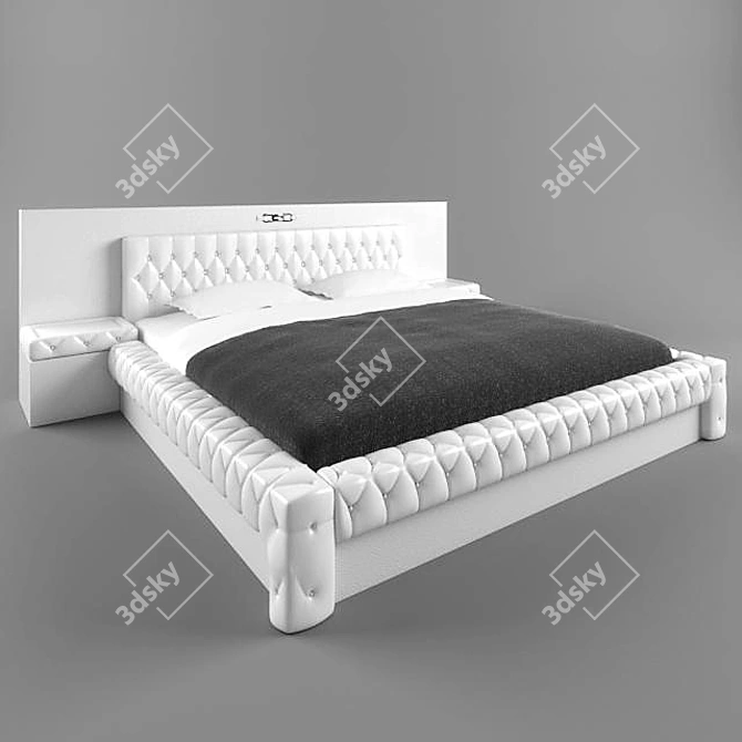Lexington Luxury Bed by Formitalia 3D model image 1