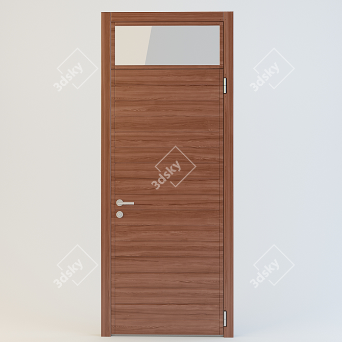 Stylish Entrance Door for Your Home 3D model image 1