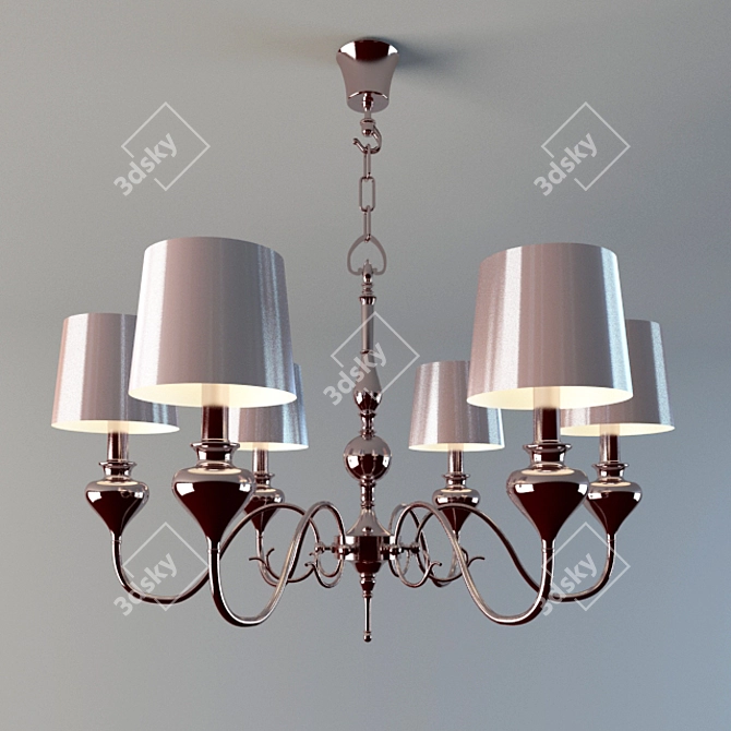 Elegant Mariner Chandelier 19851 3D model image 1