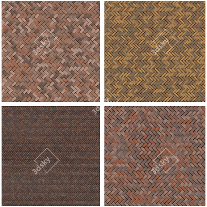 Eco Chic Seamless Textures 3D model image 1