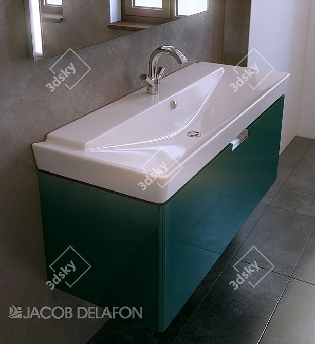 Elegant Jacob Delafon Reve Set 3D model image 1