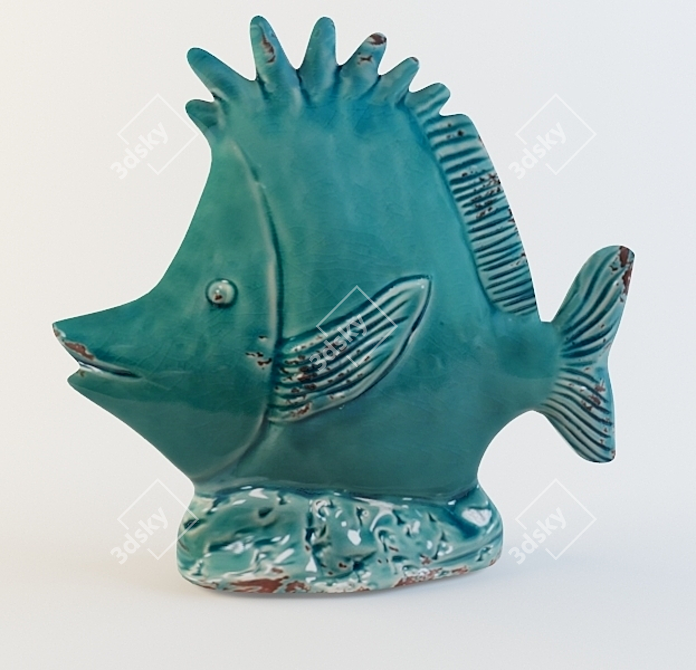 Oceanic Finned Beauty 3D model image 1