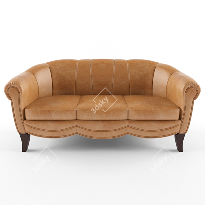 Elegant "York" Sofa by DOBRY STYL 3D model image 1