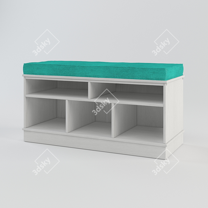 Hallway Storage Cupboard 3D model image 1
