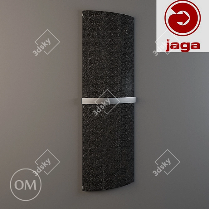 Jaga Geo Vertical Towel Radiator 3D model image 1