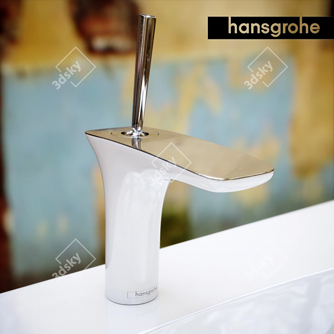 Elegant Hansgrohe PuraVida Mixer 3D model image 1