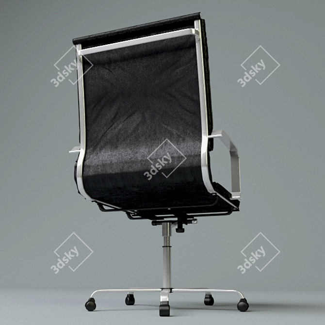 Sleek Ergonomic Office Chair 3D model image 2