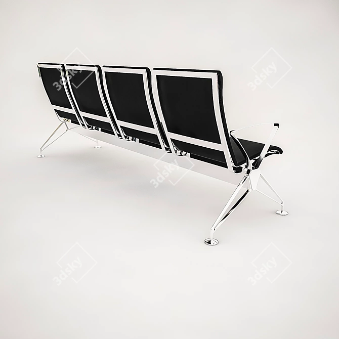 Bigao Link Chair - Sleek and Stylish Seating Solution 3D model image 2