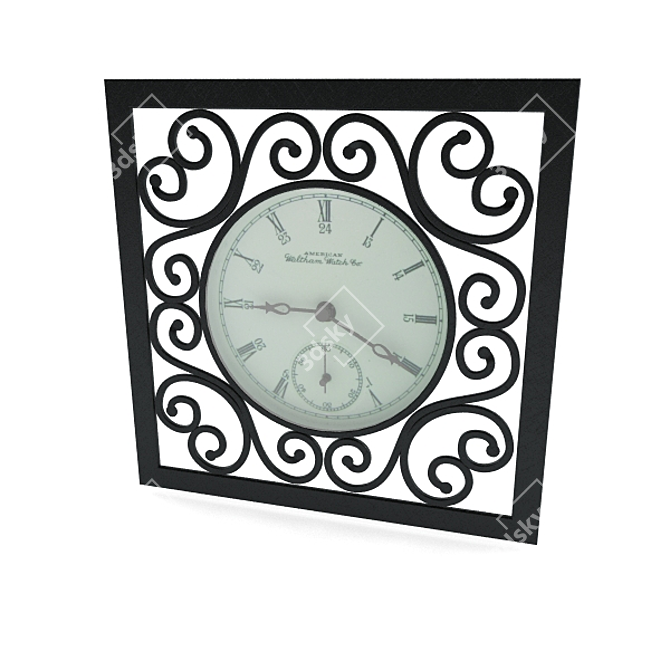 Elegant Donolux W110162 Timepiece 3D model image 1