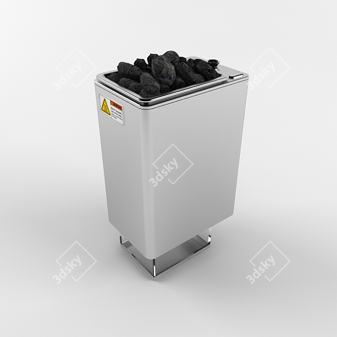 Bio Mini Sauna Steam Generator 3D model image 1