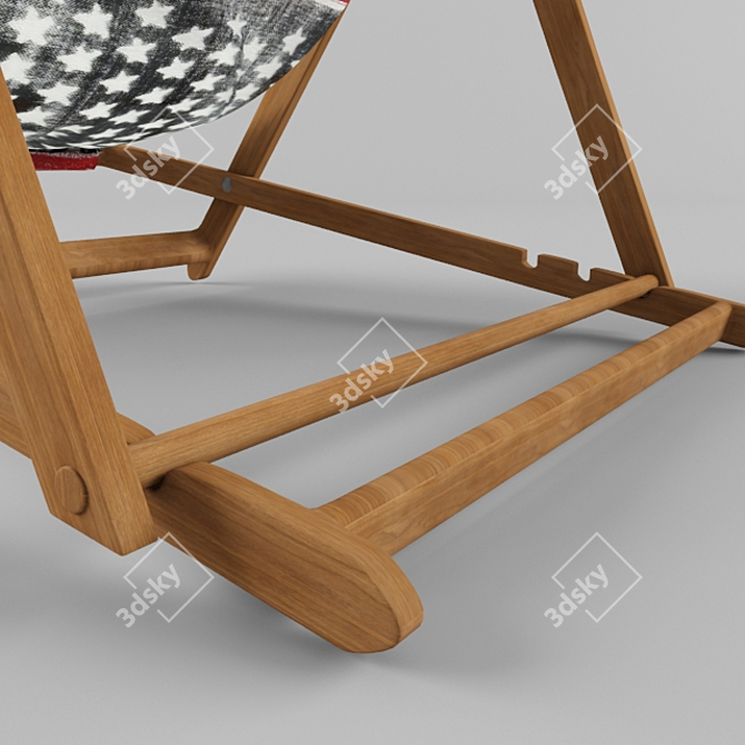 Elegant Upholstered Chairs 3D model image 2