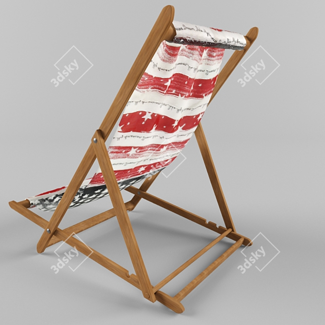 Elegant Upholstered Chairs 3D model image 3