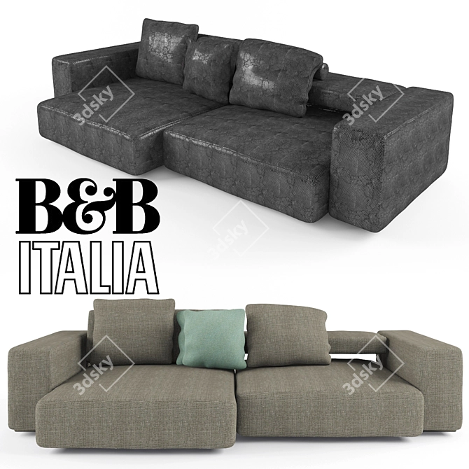 B&B Italy Andy 13: Stylish Comfort 3D model image 1