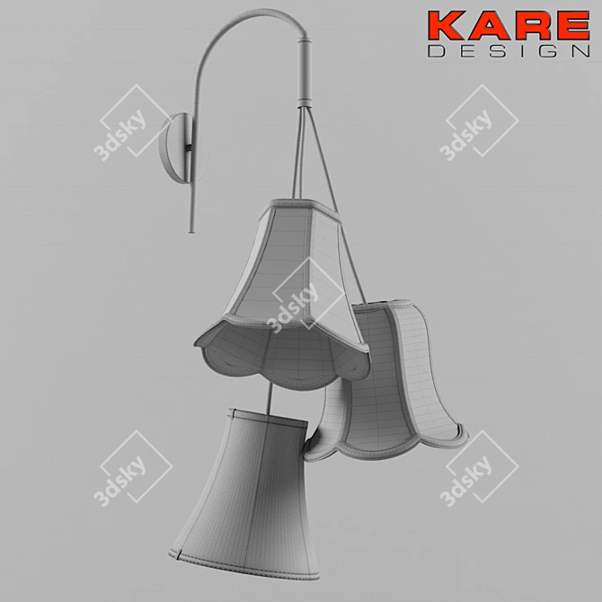 KARE Saloon Decorative Wall Lights 3D model image 3