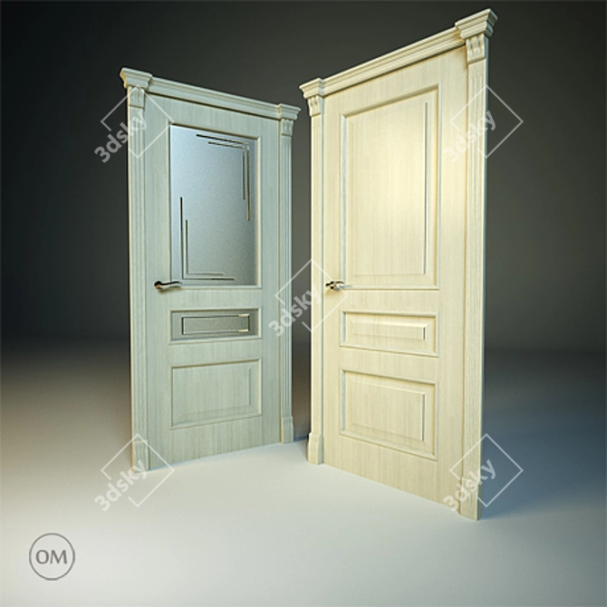 Barcelona Alexandria Doors 3D model image 1