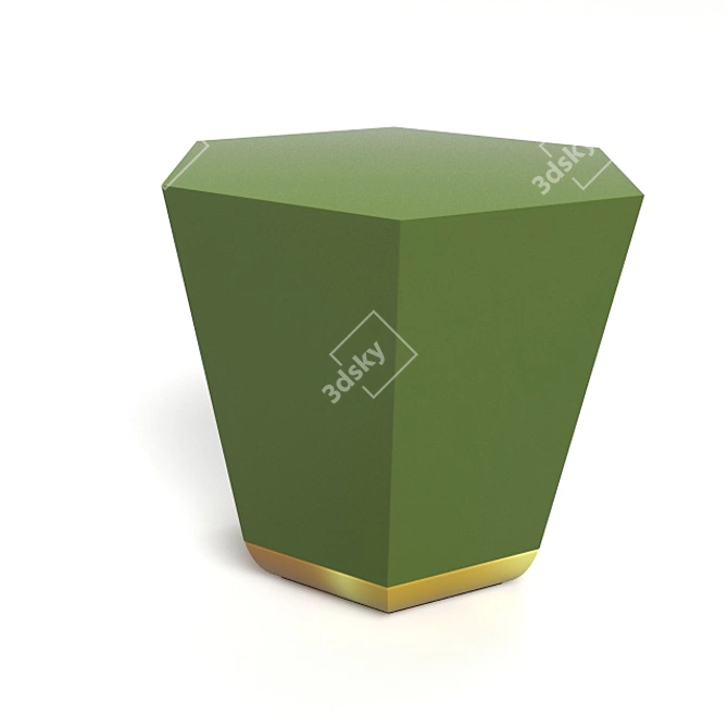 Title: Elegant Lantern Table 3D model image 1