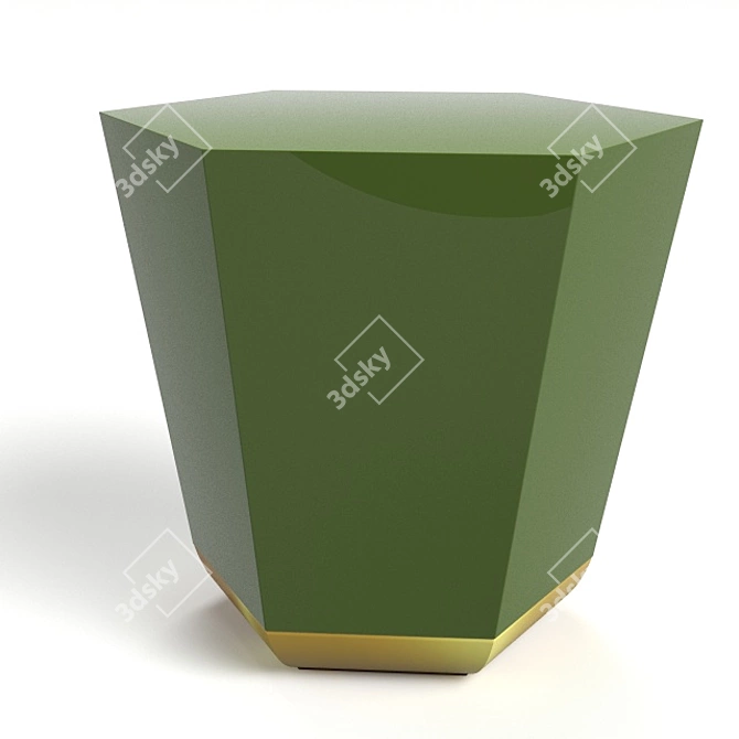 Title: Elegant Lantern Table 3D model image 3