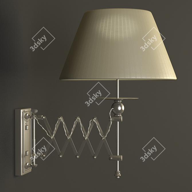 Elegant Baga Pendant Light - Art. 915 3D model image 1