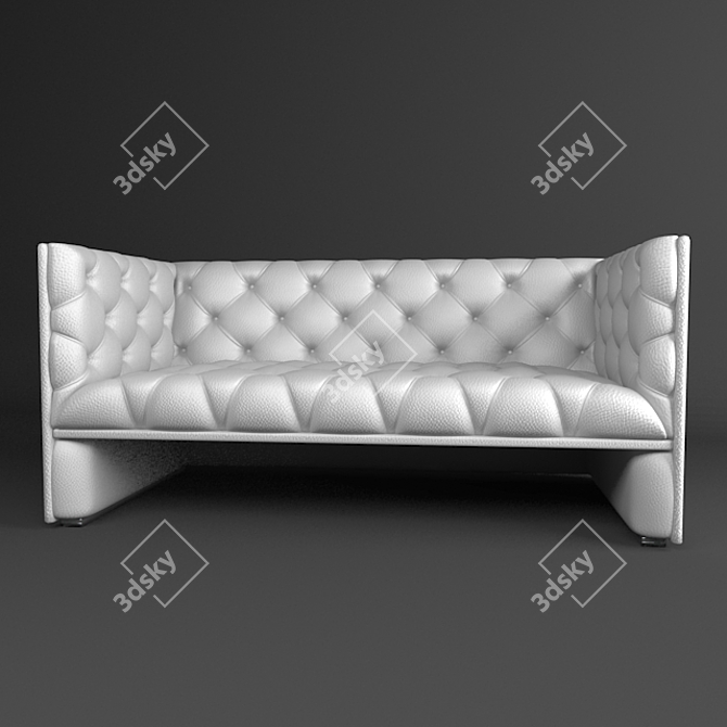 Minimalist Comfort: Edward Sofa FS 3D model image 1