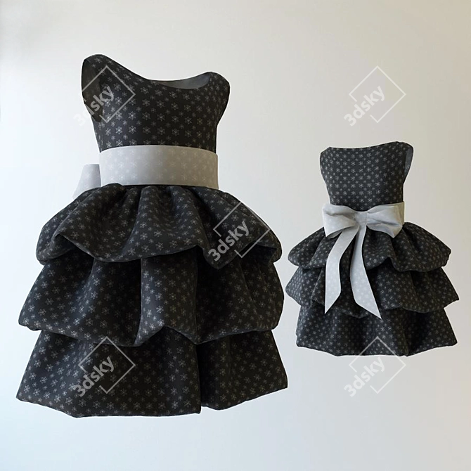 Sweet Dreams Baby Dress 3D model image 1