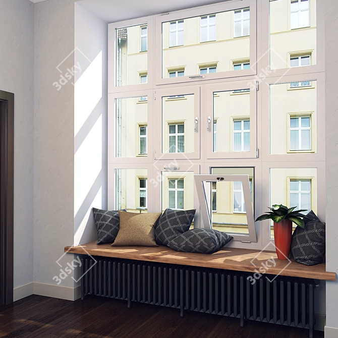 Furniture-Ready Window 3D model image 2