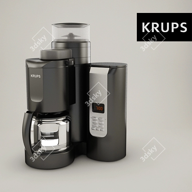 KRUPS KM700552 - Tea & Coffee Maker 3D model image 1