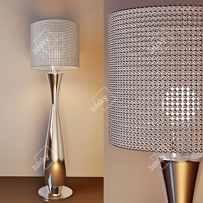 Rockstar Table Lamp - 49cm Metal & Plastic 3D model image 1