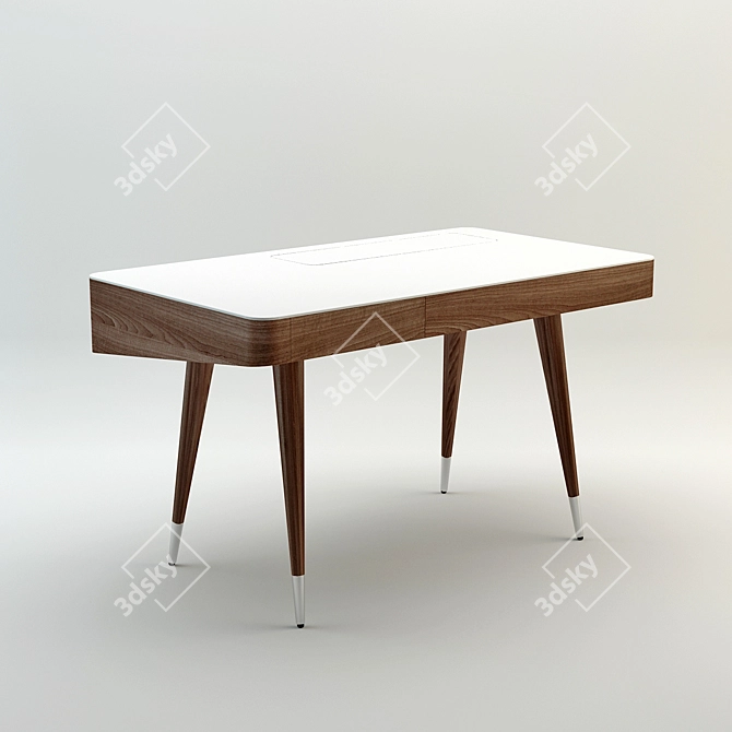 Modern Naver AK 1330 Writing Desk 3D model image 1