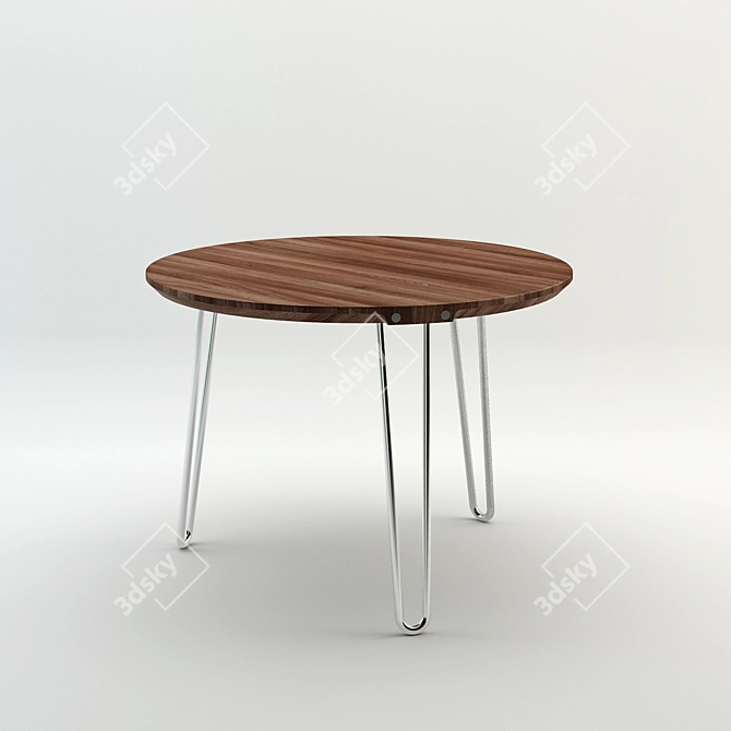 Contemporary Dining Table: Naver GM 6661 3D model image 1