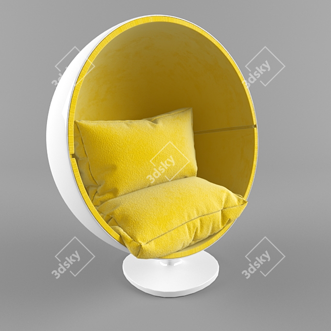 ErgoFlex Chair 3D model image 1