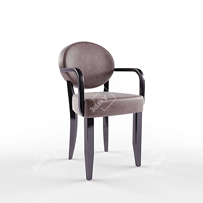 Sleek Modern Chair 3D model image 1