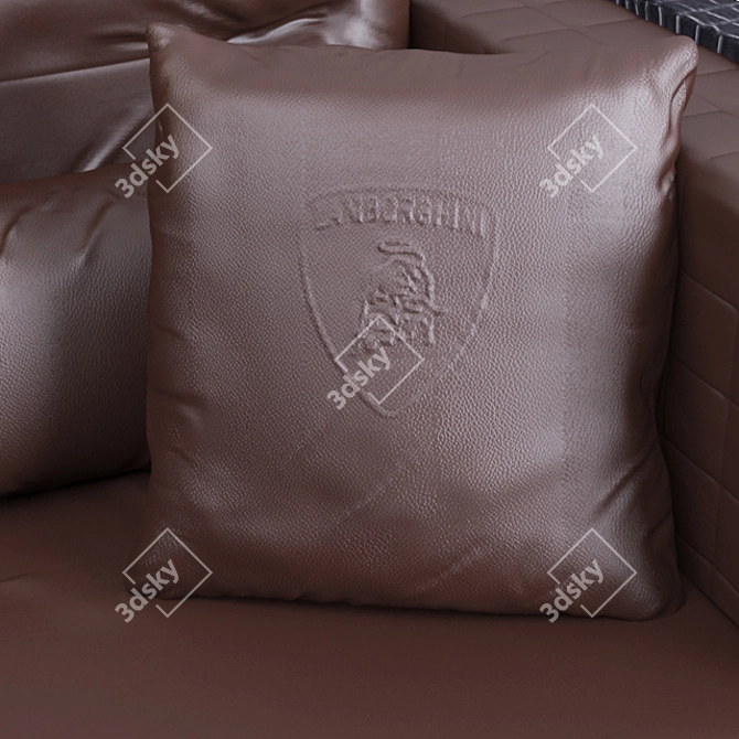 Lamborghini Luxury Lounge Sofa 3D model image 3