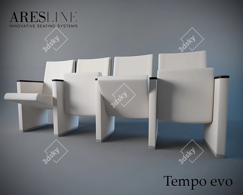 Aresline Tempo Evo Conference Chair 3D model image 1