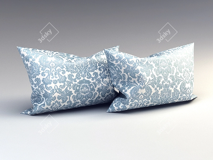 Classic Comfort Pillow 3D model image 1