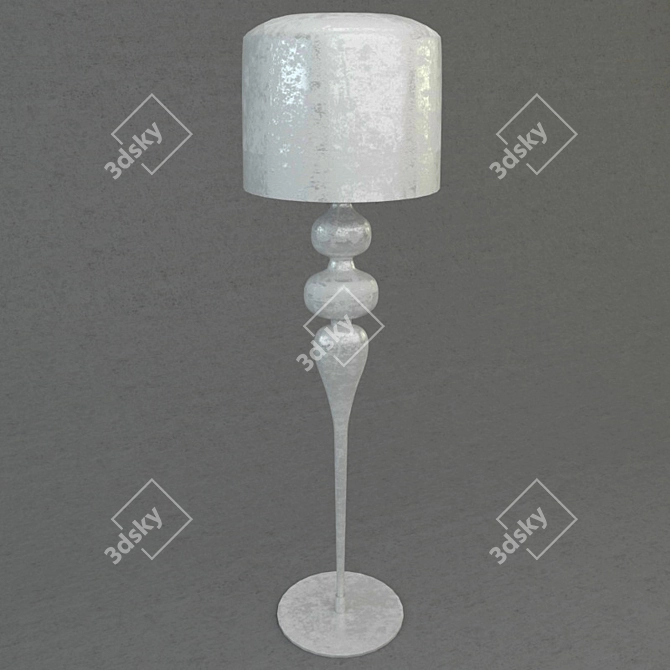 Elegant Eva Floor Lamp 3D model image 1