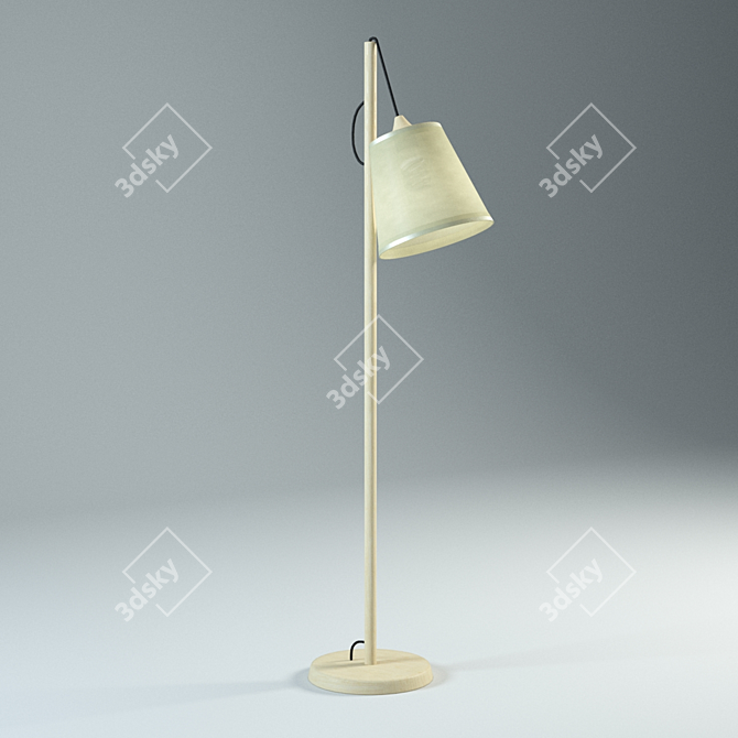 Sleek Pull Lamp by Muuto 3D model image 1